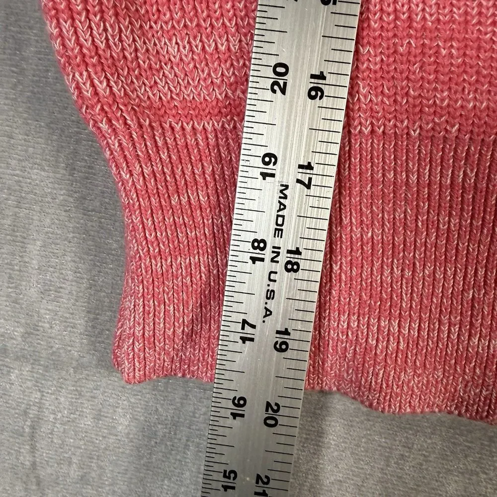 Free People Too Good Pink Cropped Pullover Knit Sweater Women Size XS Barbiecore
